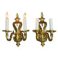 Cast Brass Sconces ca 1910