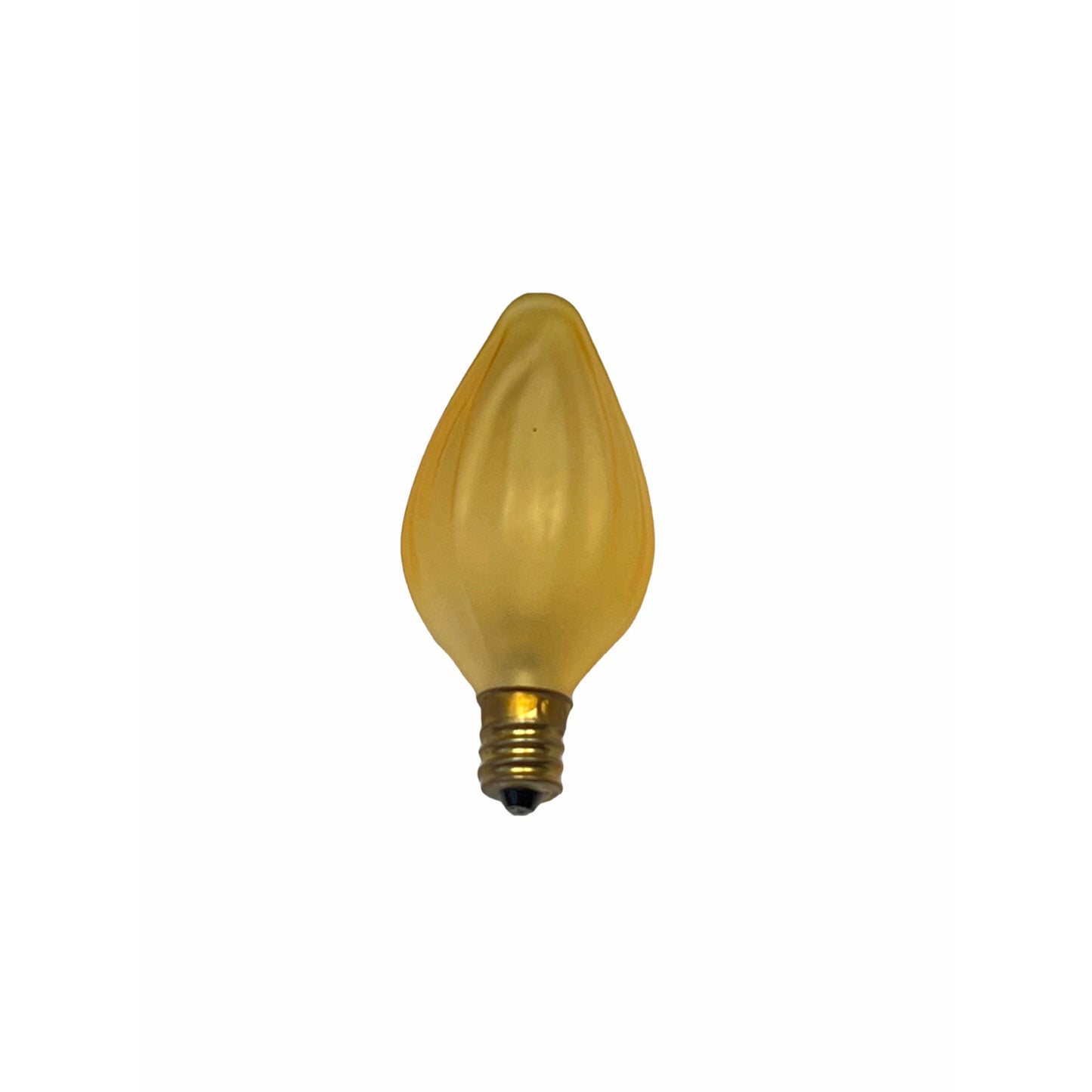 15w Candelabra Base E12 F 10 Painted Flame Bulb