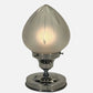 Bullet Shaped Wheel Cut Shade with Nickel Fixture #2074