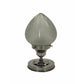 Bullet Shaped Wheel Cut Shade with Nickel Fixture #2074