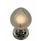 Bullet Shaped Wheel Cut Shade with Nickel Fixture #2074