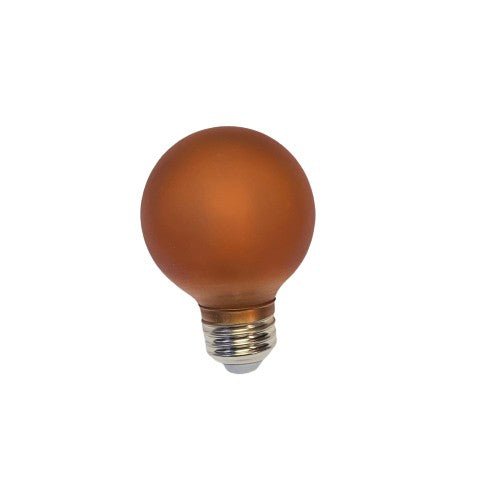 LED 2.5" Painted Globe Bulb, Gold or Amber 5.5w