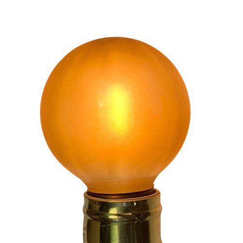 LED 2.5" Painted Globe Bulb, Gold or Amber 5.5w