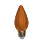 LED Painted  F15 Flame Bulb, Gold or Amber 5.5w