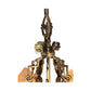 Lincoln "Venetian" Slip Shade Chandelier, Tall Ceiling Version, ca 1931, #2319