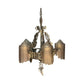 Lincoln "Venetian" Slip Shade Chandelier, Tall Ceiling Version, ca 1931, #2319