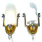 Mid West "Empire" Art Deco Sconces #2223