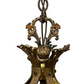 Cast Bronze 1920s Chandelier with Original Finish #2444