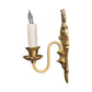 Fancy Brass Plated Sconces from the 1910s with Original Finish #2429