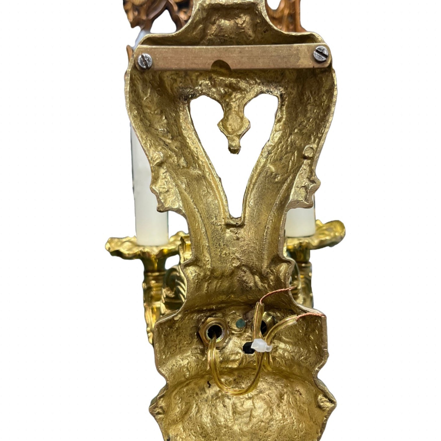 Cast Brass Sconces ca 1910