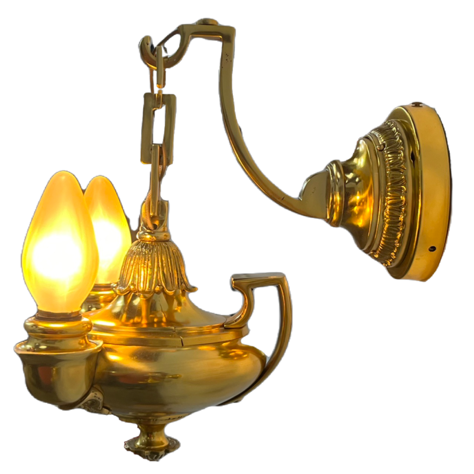 Solid Brass Oilpot Sconces