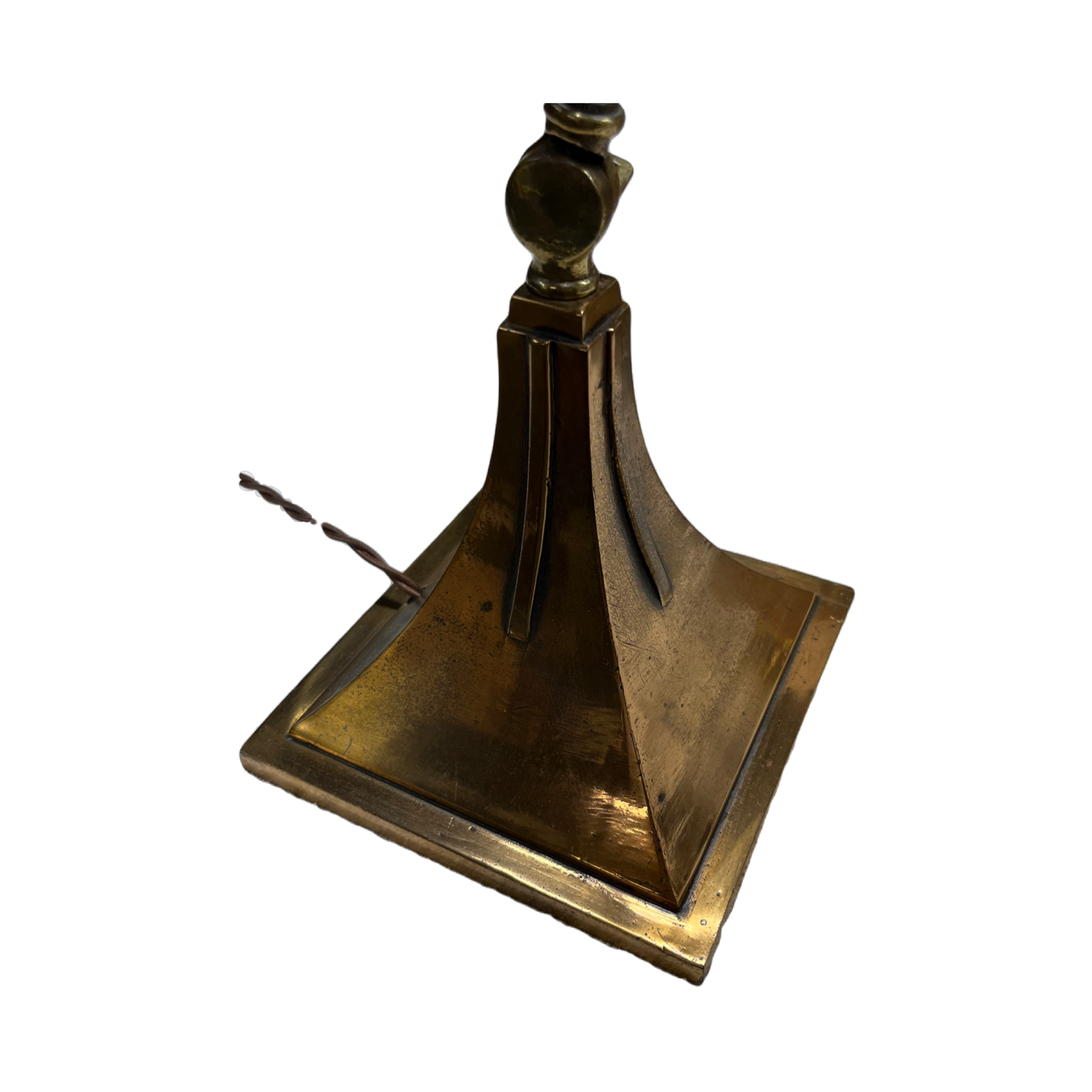 Brass and  Bronze Piano Lamp