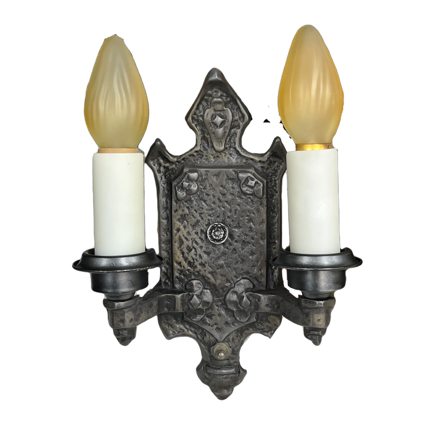 Three Hammered Sconces from the 1920s