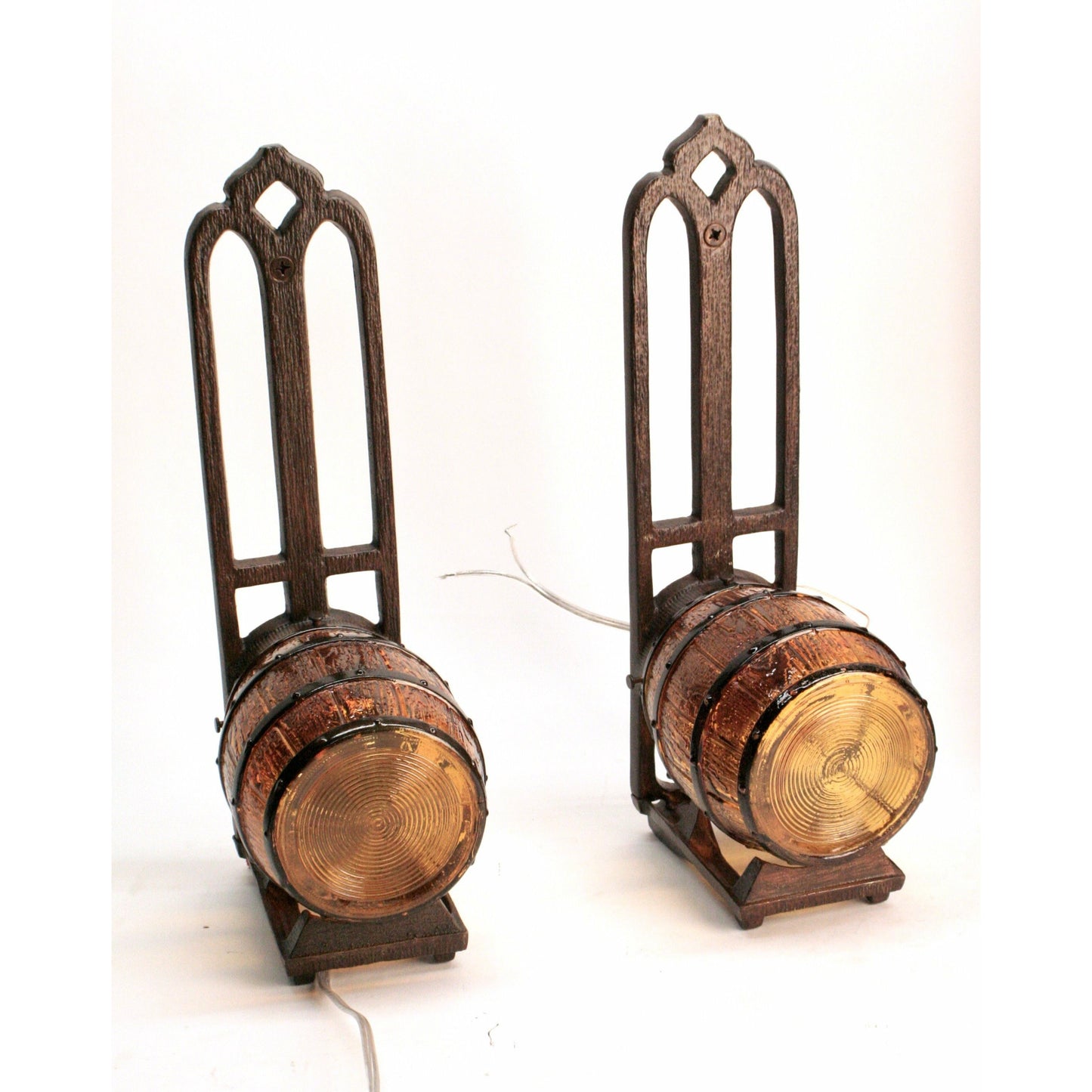 Vintage Sconces Keg Tavern Bar Beer Wine Cellar