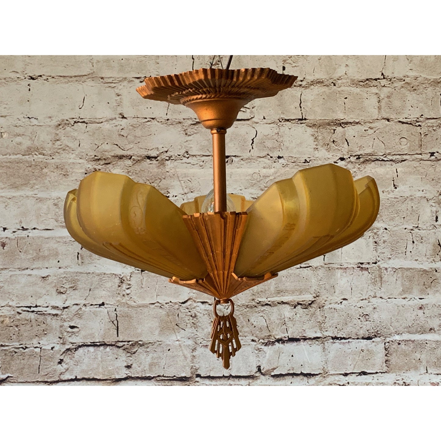 Short Ceiling 5 light by Virden #1870 - Filament Vintage Lighting