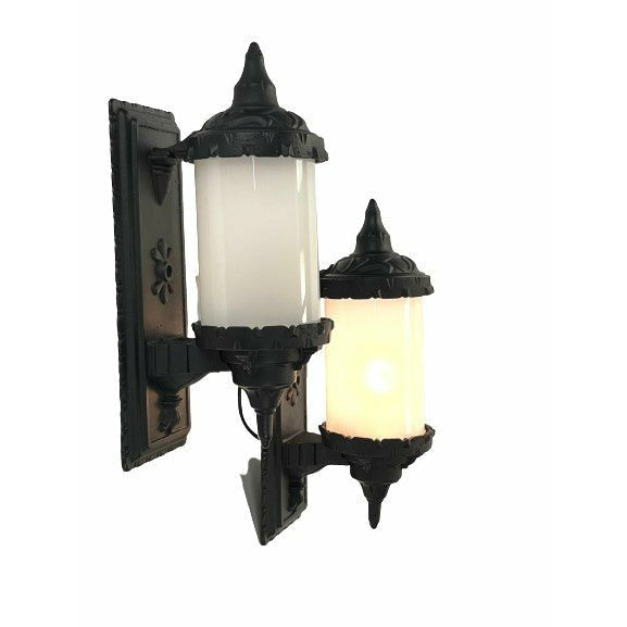 #2235 Pair Flip Up Top Cylinder Sconces