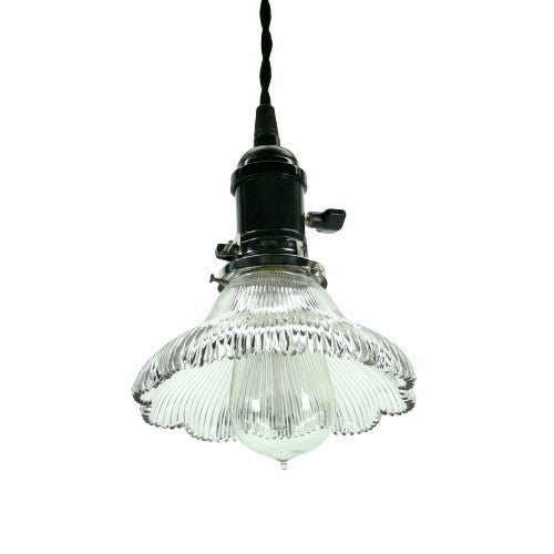 Holophane Pendant with Black Socket (Five Available) #2086