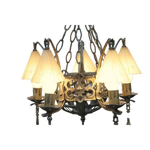 Bar Harbor Storybook Style 5 Light Chandelier #2107