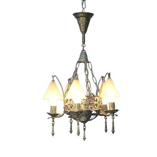 Bar Harbor Storybook Style 5 Light Chandelier #2107