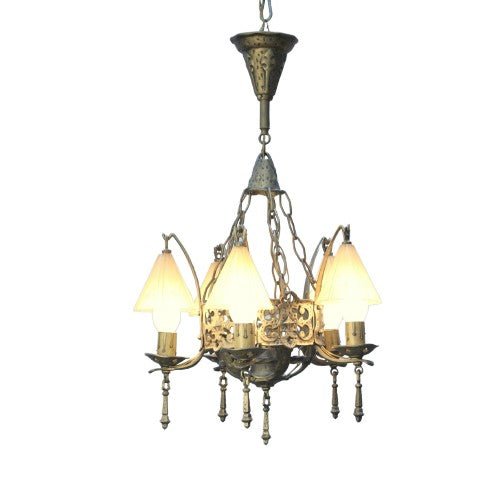 Bar Harbor Storybook Style 5 Light Chandelier #2107