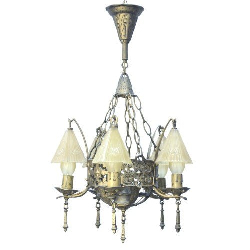 Bar Harbor Storybook Style 5 Light Chandelier #2107